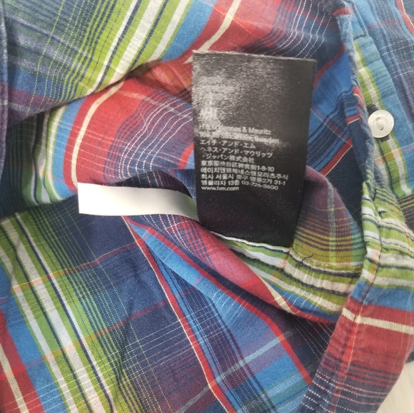 OshKosh & H&M Classic 2 Long Sleeve Cotton Button Down Dress Shirts Multicolored - Picture 5 of 16